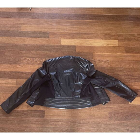 Women's Guess Leather Jacket - Picture 7 of 8